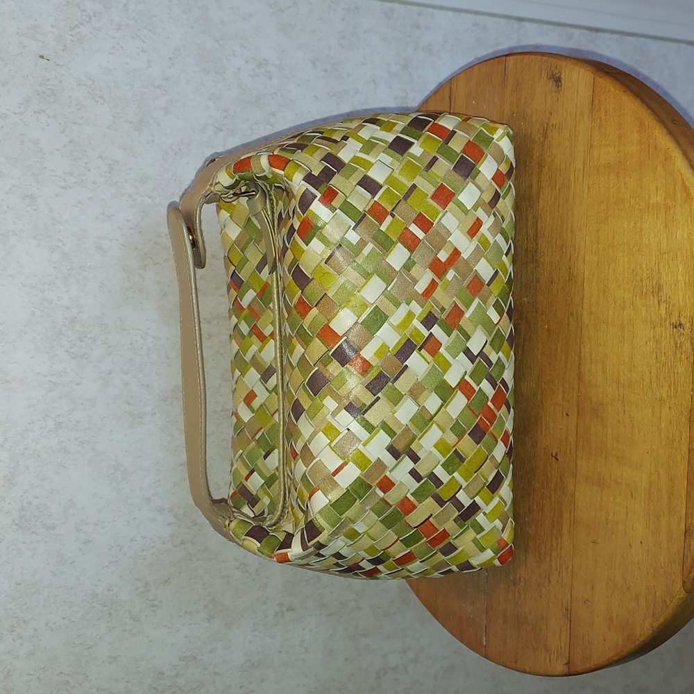 Bottega Veneta Intriciato Eclipse Nappa  Woven Rare Tote Make-up/Cosmetic Bag.
